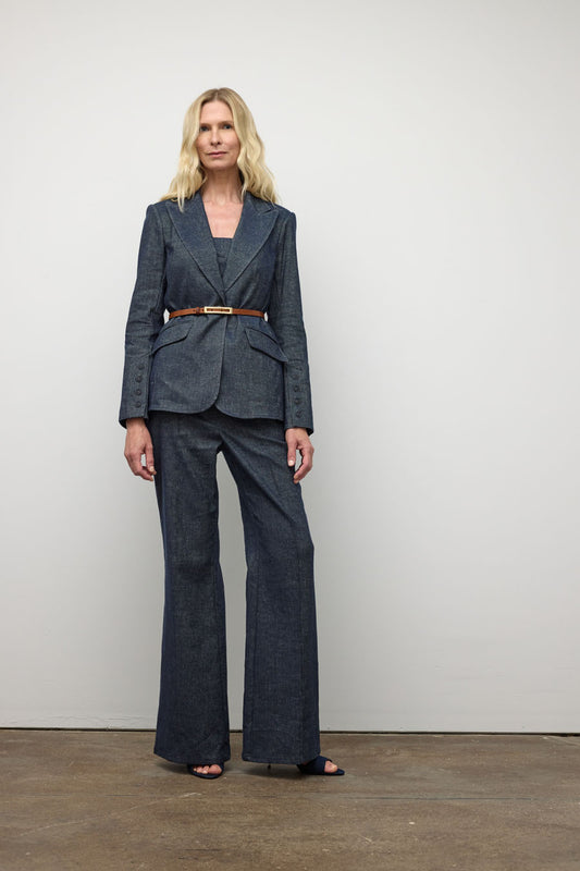 Wide flare denim pant