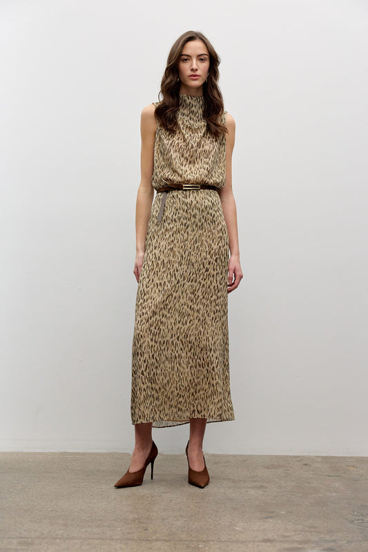 Printed Chiffon Slip Skirt