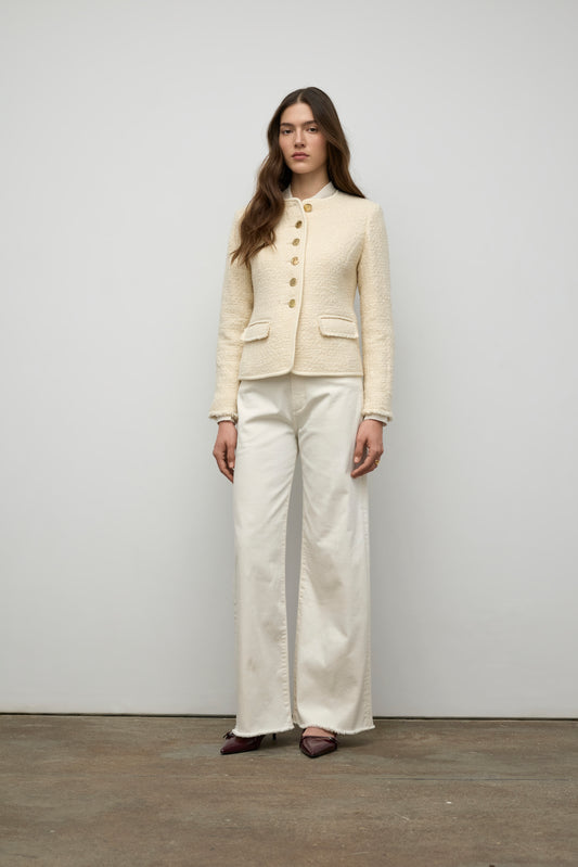 Jacket court avec biais