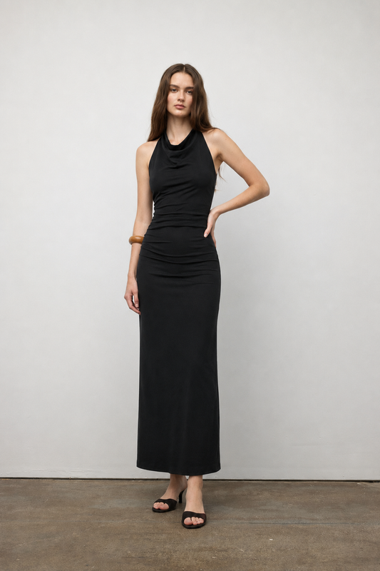 Dress to - Halter Neck Maxi Dress