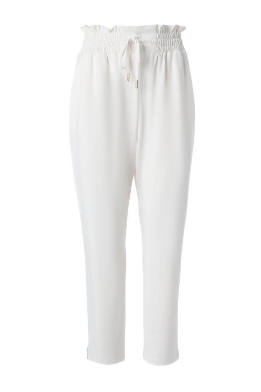 Jogger pant with paper bag waistband