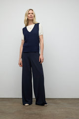 Cable sleeveless knit top Cable sleeveless knit top