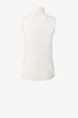 Merino blend sleeveless turtleneck Merino blend sleeveless turtleneck