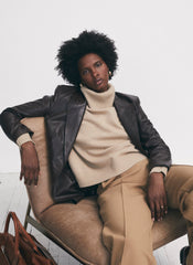 Turtleneck boxy crop sweater Turtleneck boxy crop sweater