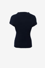 Cheminee sleeveless top with pointelle and rib Cheminee sleeveless top with pointelle and rib