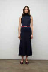 Merino blend sleeveless turtleneck Merino blend sleeveless turtleneck