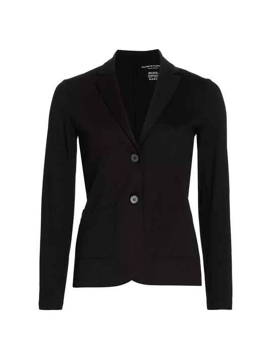 MAJESTIC FILATURES - SOFT TOUCH TWO BUTTON BLAZER