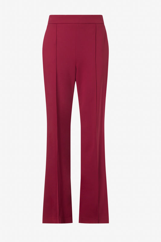 Wide leg pintuck pant