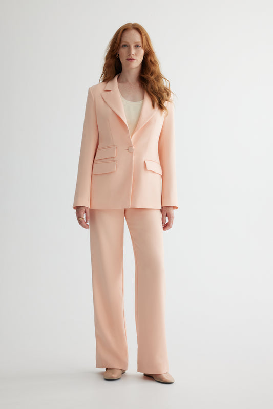 Jacket semi-ajusté bouton simple