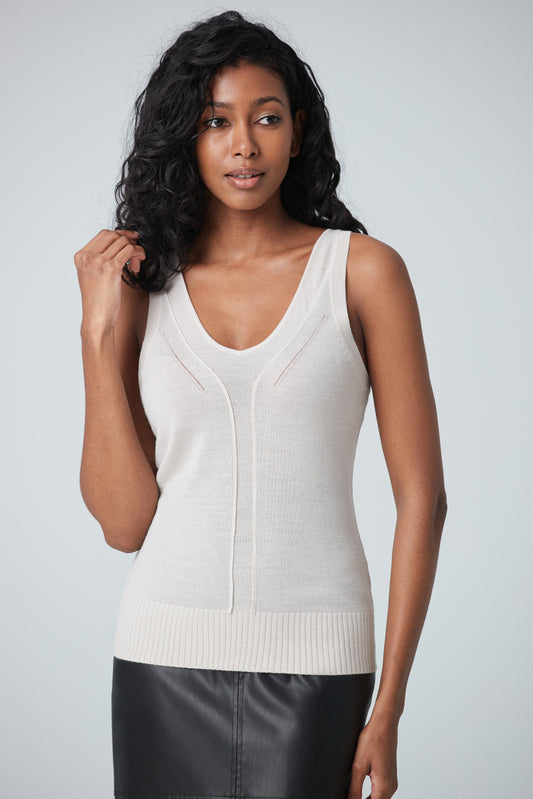 Camisole mélange mérino