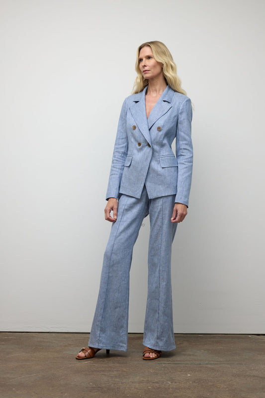 Wide flare denim pant