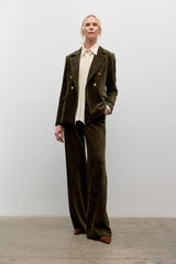 Wide-Leg Corduroy Pants