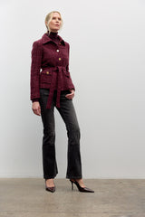 Belted Tweed Jacket