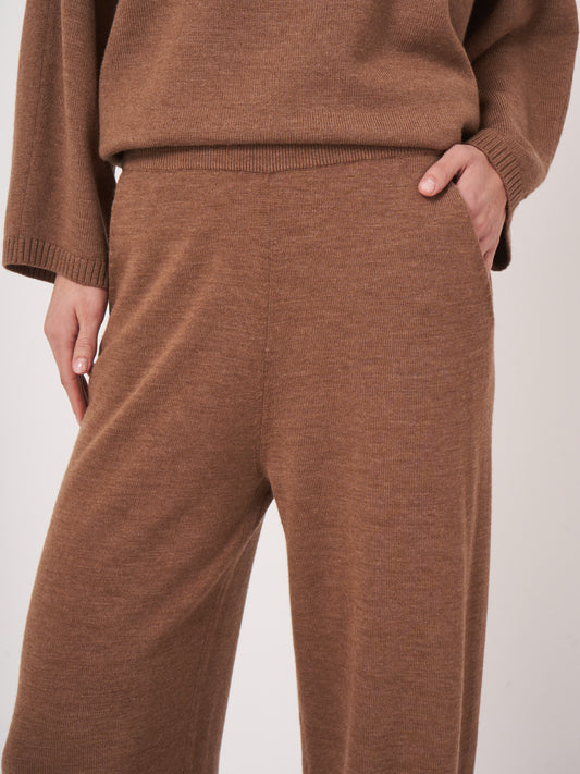 Repeat-Wool knitted pants