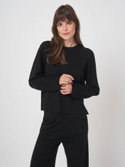 Repeat-Knitted pullover