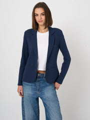 Repeat-Sweatshirt blazer