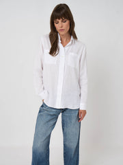 Repeat - 100% Linen woven blouse