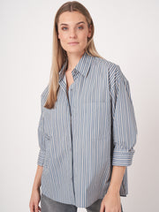 Repeat-Striped blouse
