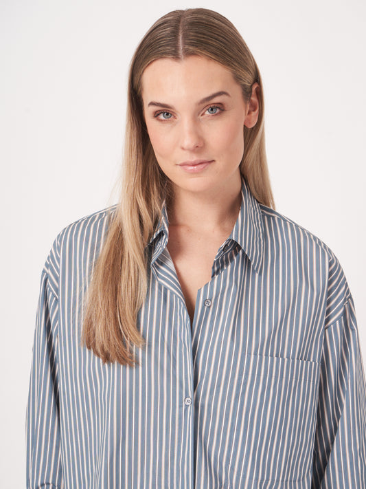Repeat-Striped blouse