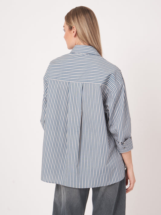 Repeat-Striped blouse