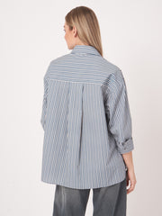Repeat-Striped blouse
