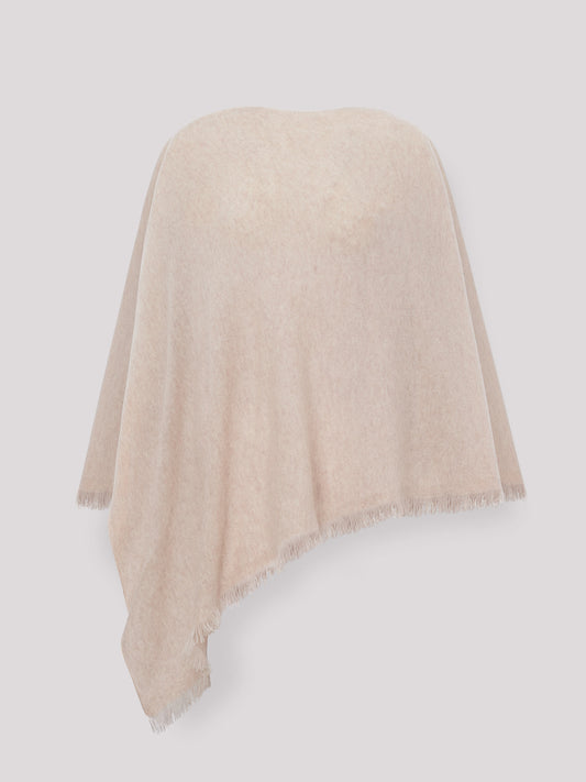 Repeat – Poncho tricoté en 100 % cachemire biologique