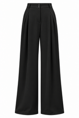 Pantalon en jersey mat avec plis