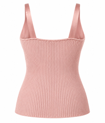 Camisole combo mélange mérino et soie