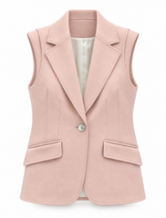 Veste sans manches à épaulettes