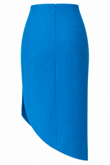 Jupe au genou asymétrique