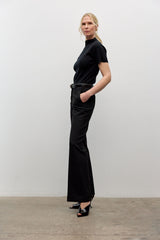 Short sleeve rib top