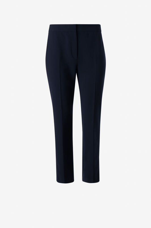 Pintuck straight leg trouser