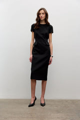 Colette short sleeves fitted dress