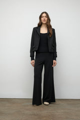 Jacket court avec cuff tricot amovible