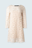 Crochet dress with bell sleeve
