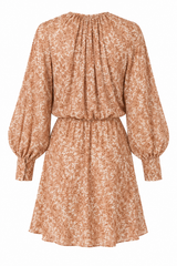 Robe imprimée manche bouffante
