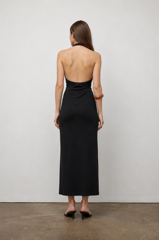 Dress to - Halter Neck Maxi Dress