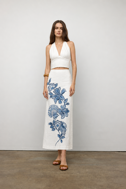 Dress to - Linen floral set