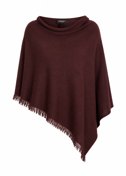 Repeat - 100% Organic Cashmere Knitted Poncho
