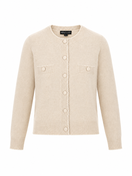 Repeat - Cashmere Blend knitted Cardigan
