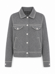 Repeat - Cashmere Blend knitted Cardigan