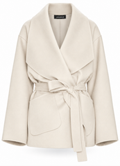 LAMARQUE - Manteau en laine ceinturé Mekia