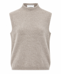 Majestic Filatures – Wool Cashmere sleeveless turtleneck