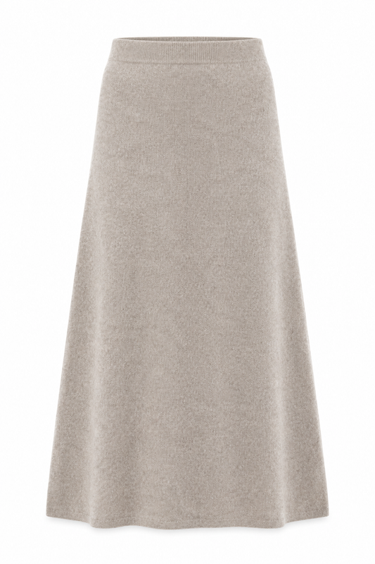 Majestic Filatures – Jupe midi en laine et cachemire