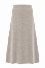 Majestic Filatures – Jupe midi en laine et cachemire