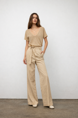 Crochet insert knitted cap sleeve top