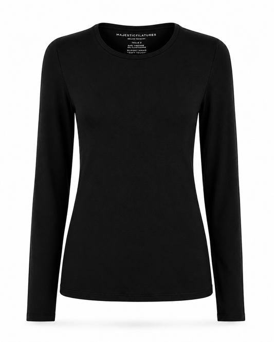 Majestic Filatures - Soft touch long sleeves crewneck