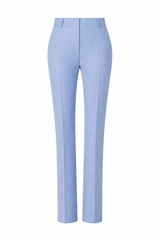 Pintuck straight leg trouser