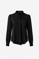Blouse manches longues avec foulard