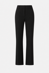 Pantalon ajusté jambe évasée